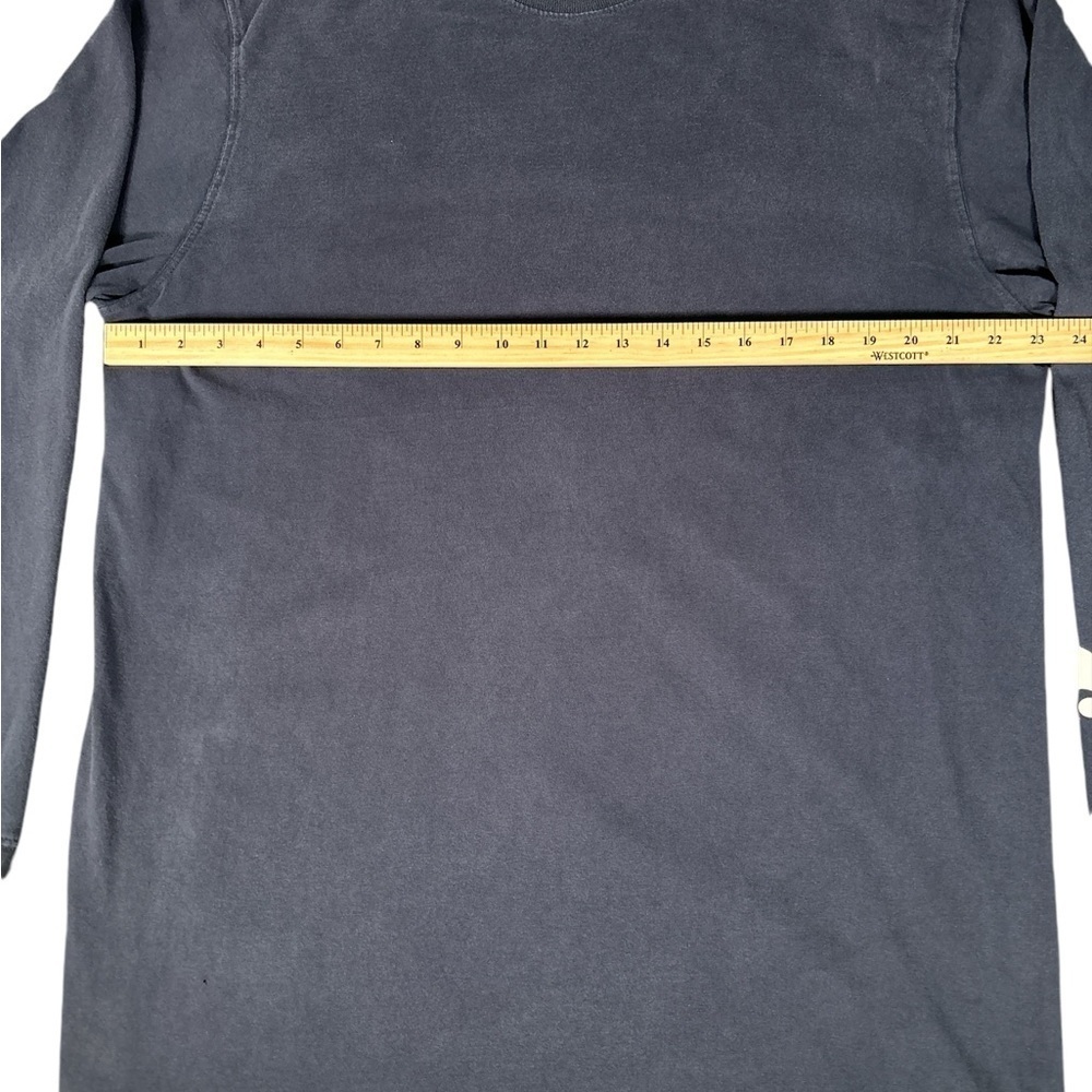 Carhartt Mens Large Long Sleeve Shirt Tall Black Workwear - Picture 2 of 5